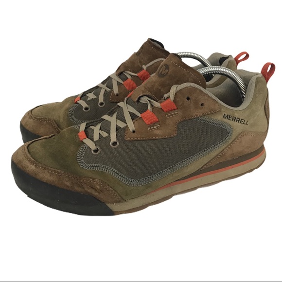 merrell burnt rock travel suede shoes